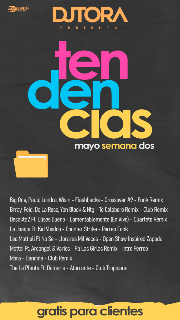 Tendencias Mayo Semana Dos